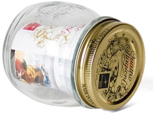voorraadpot Bormioli 250 ml 8 x 9 cm glas transparant