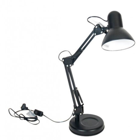 tafellamp Edison 37 x 42 cm 40W staal zwart