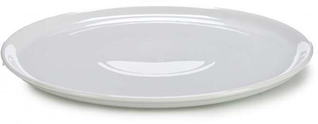 pizzabord 35,5 x 2 cm porselein wit