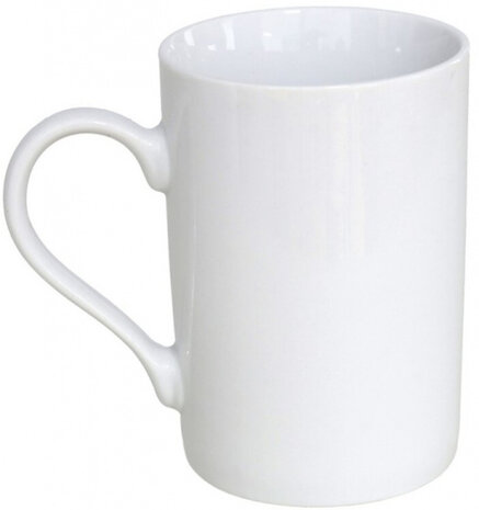 koffiemok Norway 300 ml 7 x 10,5 cm porselein wit
