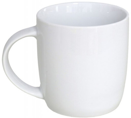 koffiemok Norway 340 ml  8,5 x 9 cm porselein wit