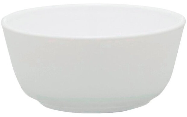 kom Toledo 5 x 11 cm opaalglas wit