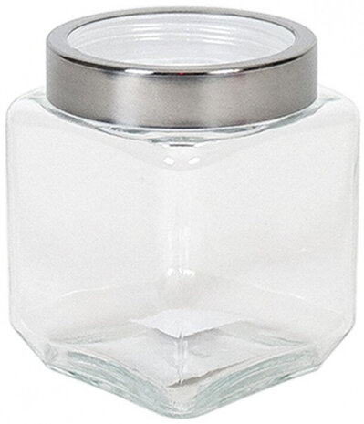 weckpot Merlin 14 x 11 x 11 cm 1000 ml glas/staal