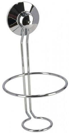 f&ouml;hnhouder 10 x 10 x 19,5 cm staal zilver