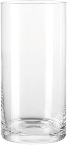 vaas Basic 13 x 26 cm glas transparant