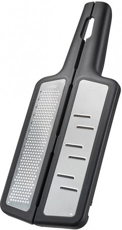rasp Rafino 29,5 x 11 x 2,5 cm RVS zilver/zwart
