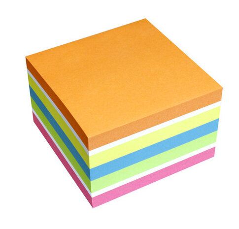 memoblaadjes 7,5 x 7,5 cm papier  450 stuks