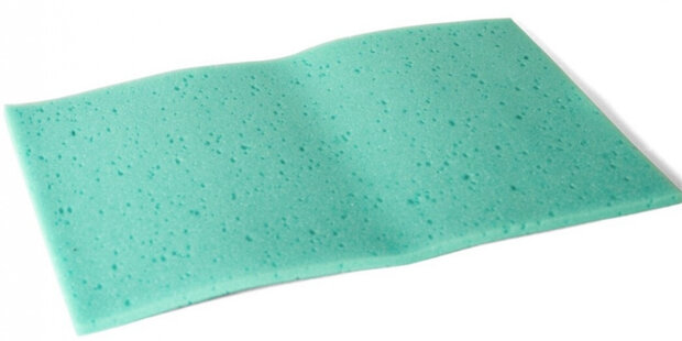 sponsdoek 45 x 28 cm cellulose groen 3 stuks