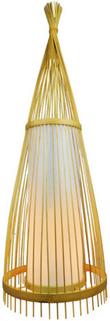 vloerlamp VT-4150 E27 60W 45 x 150 cm rotan lichtnaturel