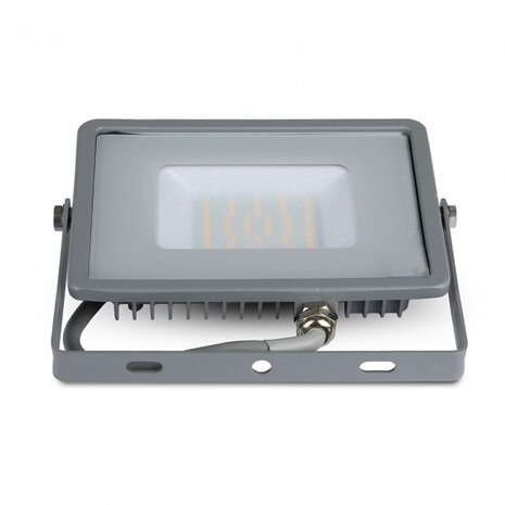 schijnwerper VT-30 30W 2400 lumen 3000K 17,8 cm grijs