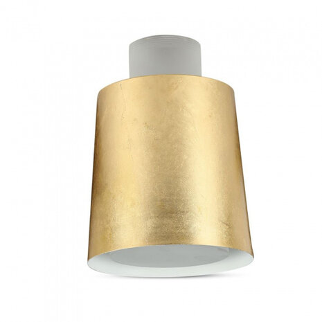 hanglamp VT-7333 led 400 lumen 12 cm staal/acryl goud