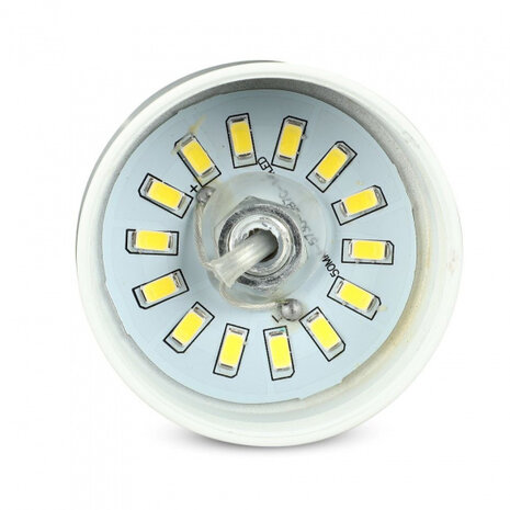 hanglamp VT-7333 led 400 lumen 12 cm staal/acryl goud