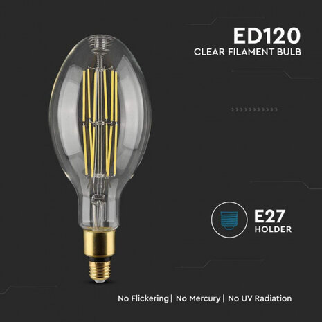 ledlamp VT-2324 ED120 24W 6400K 4000lm daglicht