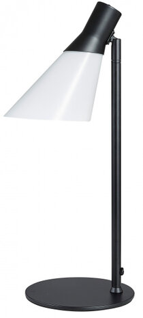 tafellamp Gent 18 x 48 cm E14 staal/glas zwart