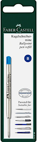 balpenvulling Hexo B 10 cm blauw