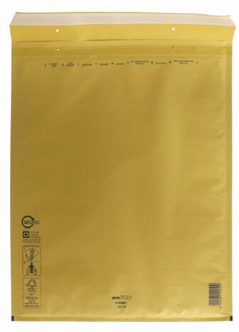 envelop 35 x 47 cm papier geel