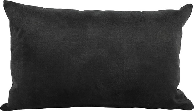 sierkussen Palladium 55 x 35 cm textiel antraciet