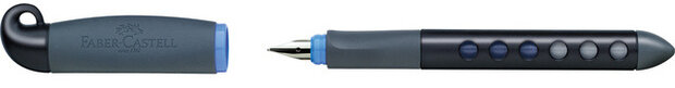 vulpen Scribolino junior 13 cm RVS zwart/blauw
