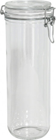 voorraadpot spaghetti 146 cl 26 cm glas transparant