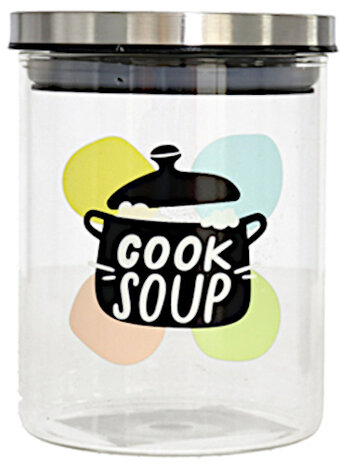 voorraadpot Cook Soup 650 ml 10 cm glas transparant