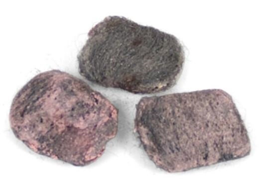 schuursponsjes anti-vet 8 cm staalwol grijs 6 stuks