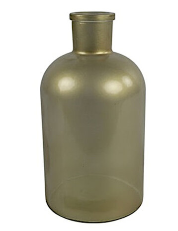 vaas Dena 27 x 14 cm glas goud