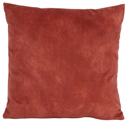 sierkussen Palladium 45 x 45 x 10 cm textiel rood