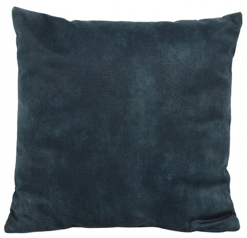 sierkussen Palladium 45 x 45 x 10 cm textiel blauw