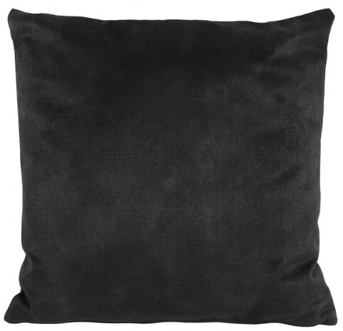 sierkussen Palladium 45 x 10 cm textiel antraciet