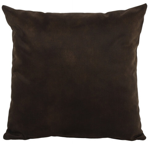 sierkussen Palladium 45 x 10 cm textiel donkerbruin