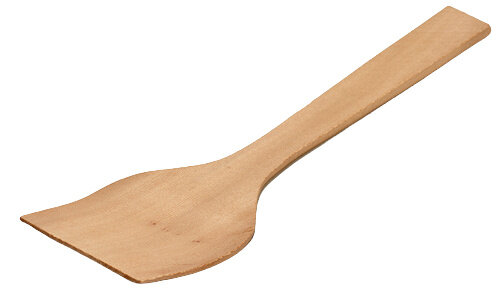 spatel 35 x 9 cm hout lichtbruin