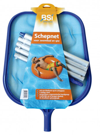 schepnet 140 cm blauw 6-delig