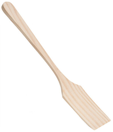 spatel vis 35 x 9 cm hout naturel