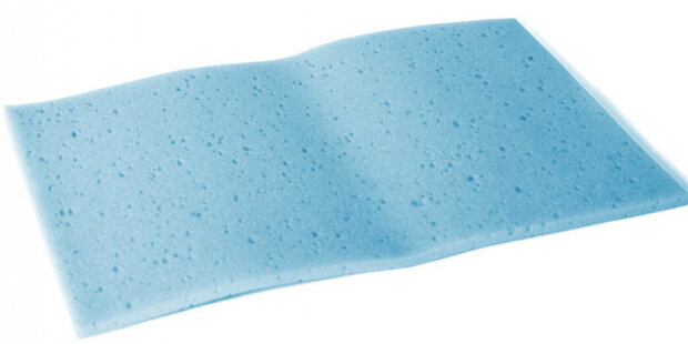 sponsdoek 45 x 28 cm cellulose blauw 3 stuks