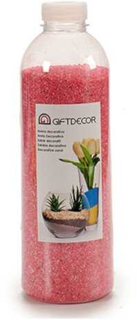 decoratiezand 8 x 8 x 25 cm zand roze