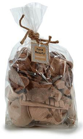 potpourri 23 x 19 x 13 cm hout bruin