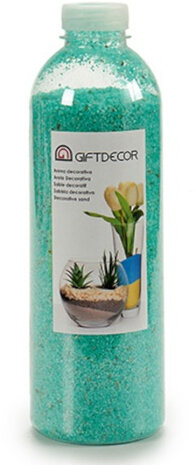decoratiezand  8 x 8 x 25 cm zand blauw