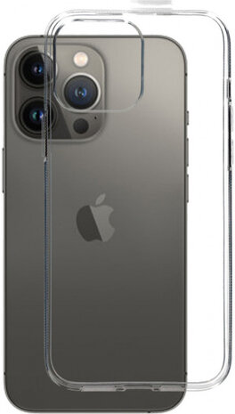 telefoonhoes Classic Apple iPhone 13 Max transparant
