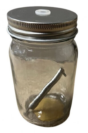azijn- en oliedispenser 400 ml glas transparant