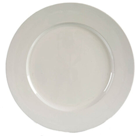 decoratieschaal 33 x 2 cm wit
