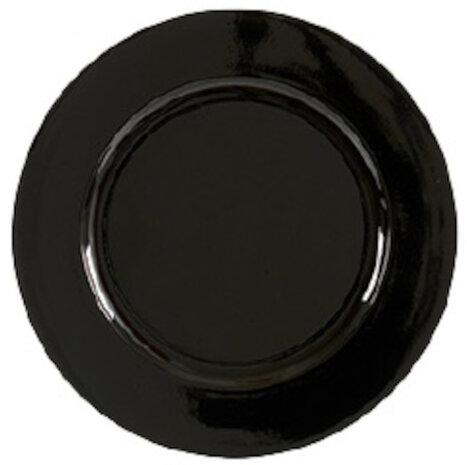 decoratieschaal 33 x 2 cm zwart