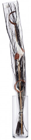 droogbloemen Waaier 100 cm bruin