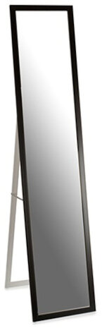 spiegel staand 30 x 120 cm glas zwart