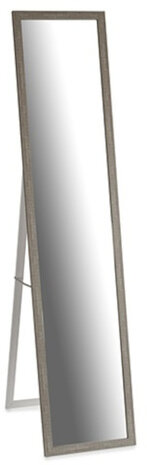 spiegel staand 30 x 120 cm glas grijs