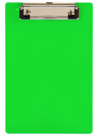 klembord 22 x 14,5 x 1,5 cm PVC groen/zilver