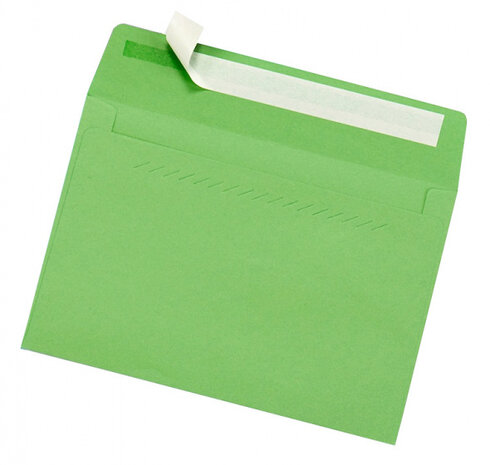 envelop 120 x 176 mm papier groen