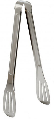 barbecuetang 23,5 x 4 cm staal zilver