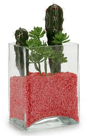decoratiestenen 5,3 x 17 cm 500 gram fuchsia