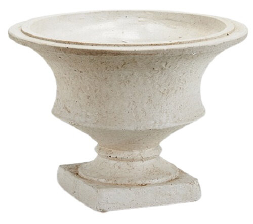 plantenbak 31 x 22,5 cm polyresin cr&egrave;me