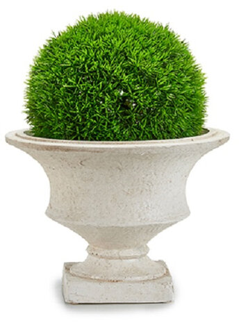 plantenbak 31 x 22,5 cm polyresin cr&egrave;me